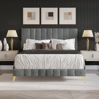 Gorgia Upholstered Panel Bed