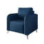 Chaise en velours Belmont-120132871