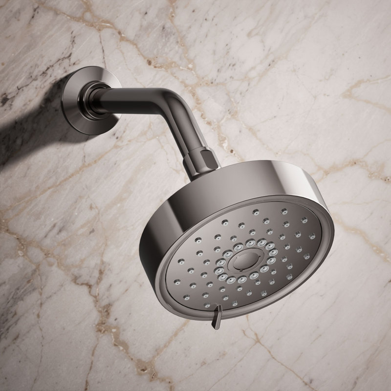 Purist 1.75 GPM Full/Standard Fixed Shower Head, Vibrant Titanium