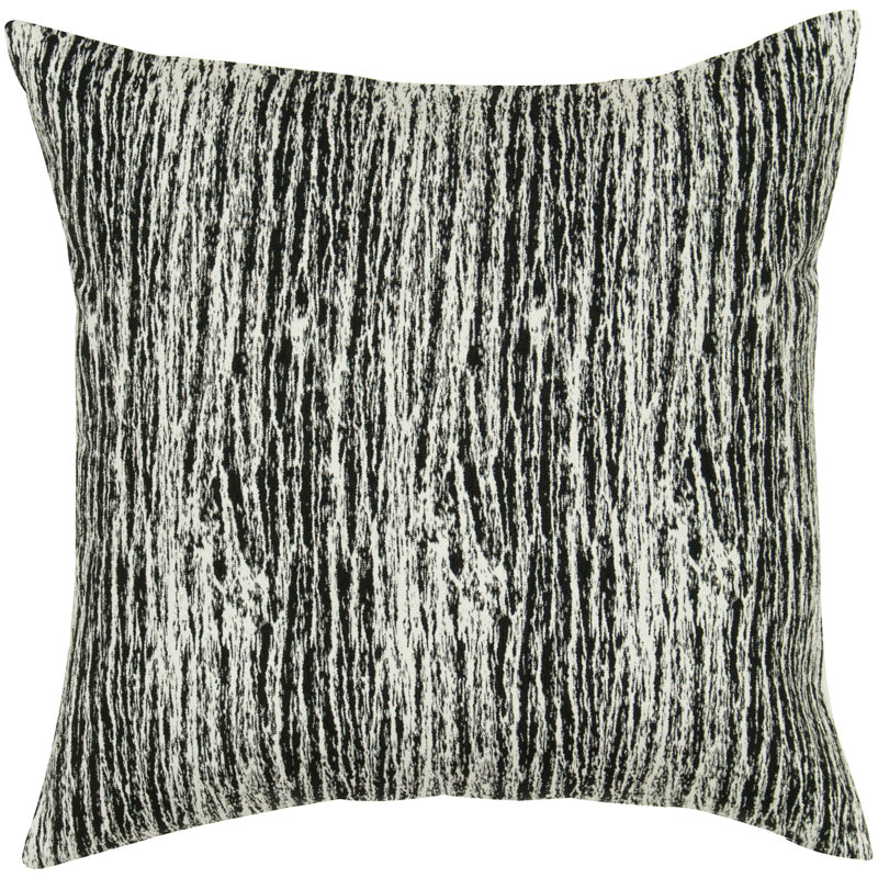 Striped Cotton Reversible Throw Pillow