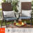 Sunbrella Outdoor Dining Chair Seat Pad-1904941008