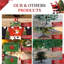 Support d'arbre de Noël naturel