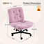 Chaise pivotante capitonnée en molleton avec coussins inclinables et repose-pieds-388984044