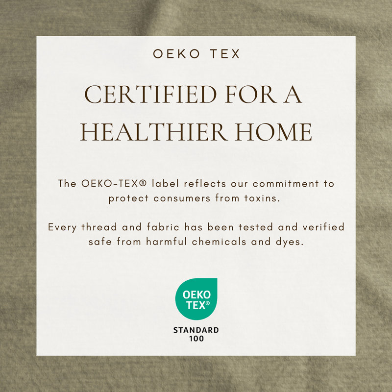 Heathered Cotton Blend Flannel Sheet Set, King, Heathered Olive
