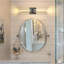 Applique murale en cristal à lumière chaude DEL-824233281
