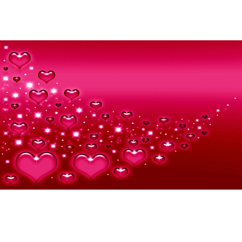 « saint valentin », impression sur toile tendue