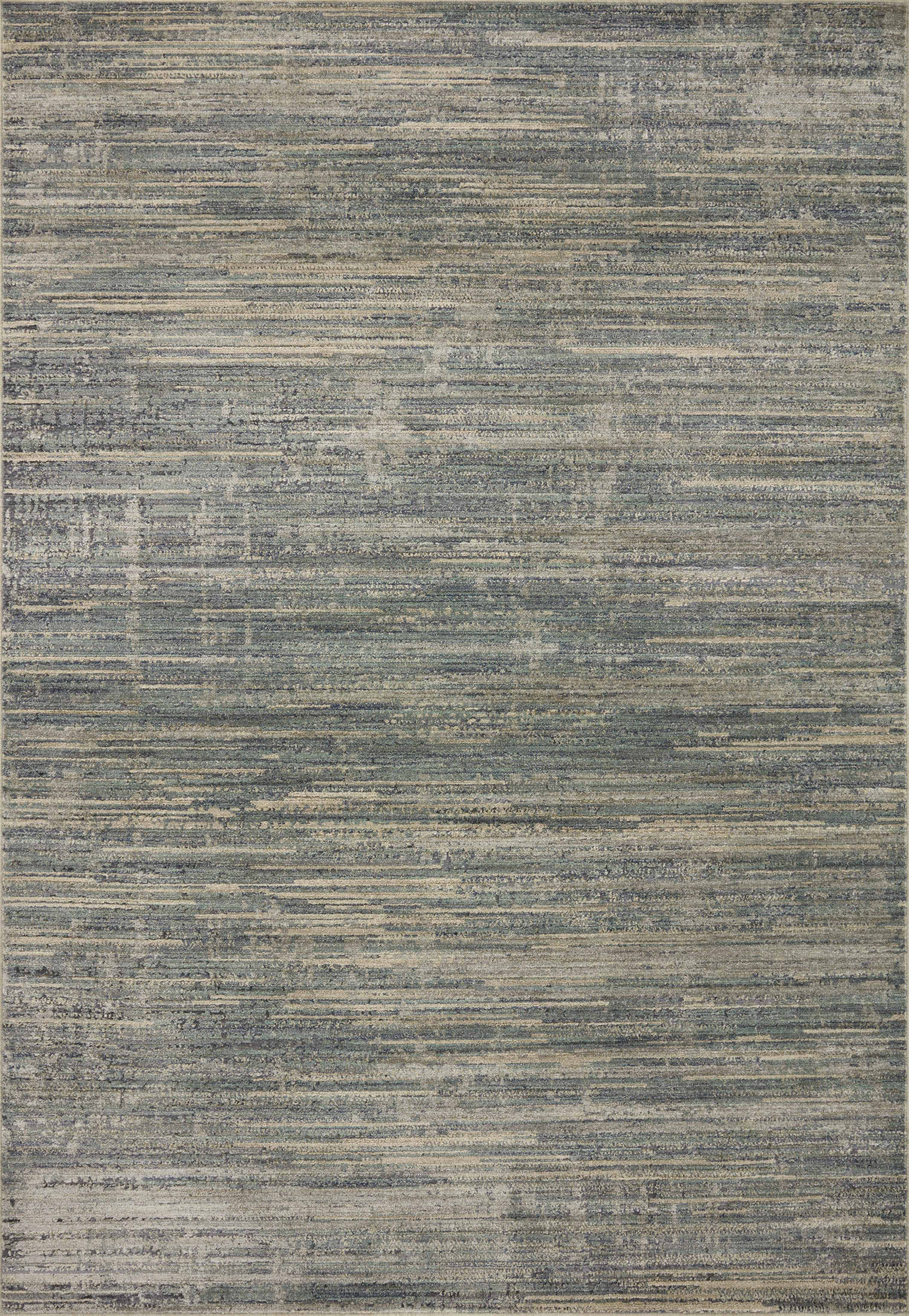 Polyester Rug Side View 17 Stories Machine Woven Polypropylene/Polyester Area Rug in Beige/Blue ...