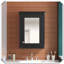 Armoire à pharmacie murale avec tablette réglable en hauteur et miroir-1777278333