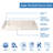  DreamLine SlimLine 34 inch D x 60 inch W x 2 3/4 inch H Left Drain Single Threshold Shower Base in Biscuit-33396606-33396609
