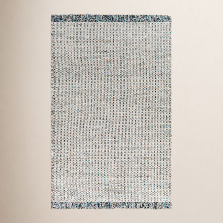 Viewcrest Hand Woven Recycled PET Geometric Indoor / Outdoor Area Rug