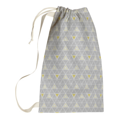 Sac à linge triangles dessinés à la main