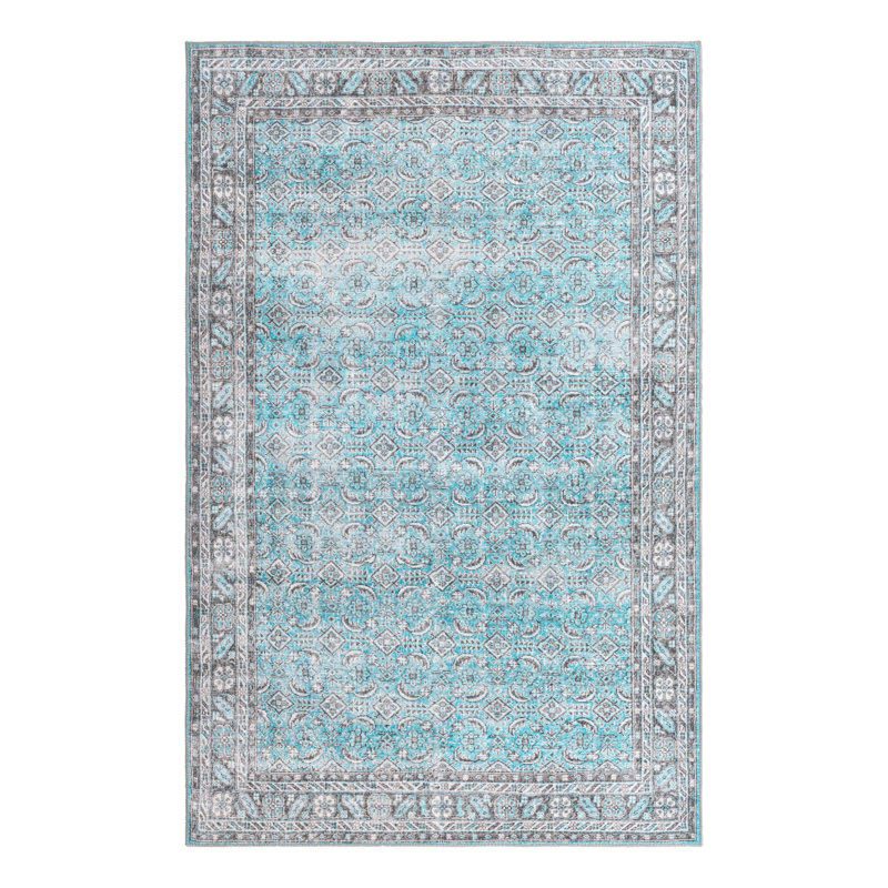 Chenille Oriental Indoor Rug, Rectangle 5' x 8'