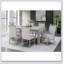 VANILLA REAL MARBLE DINNG TABLE