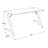 Amoll Metal Base Computer Desk-1703504636