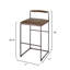 Bradbury Leather Bar Stool, Cream-588015852