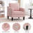 Mid-Century Accent Chairs Featuring Removable Cushions-2075942463