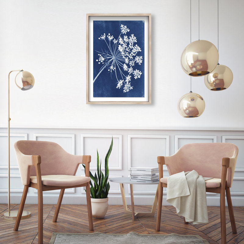 Queen Lace Print by Oliver Gal, 21.5"H x 31.5"W, Natural Oak Shadowbox