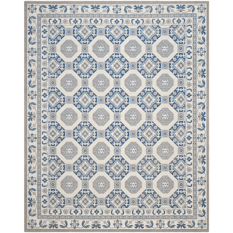 Chewning Performance Geometric Rug, Rectangle 4' x 5'7"