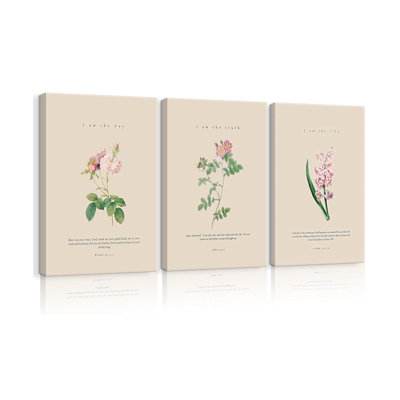 3 Piece Wrapped Canvas Print