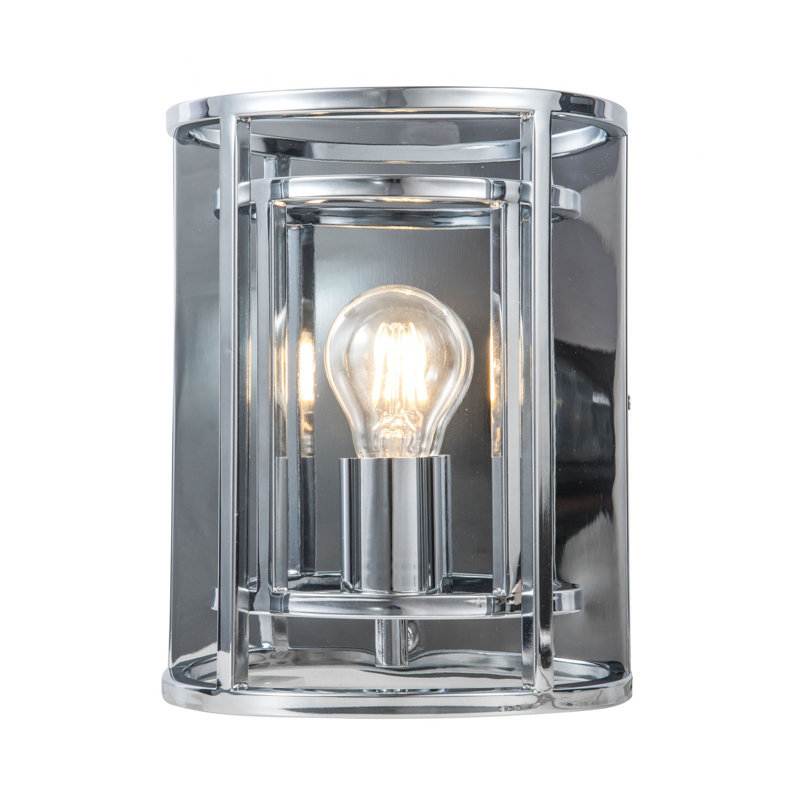 Stillmore Flush Mounted Sconce, Polished Chrome