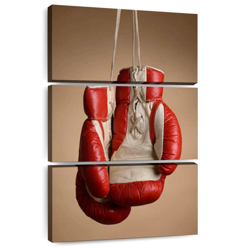 Sireci Hanging Retro Boxing Gloves, 32" H x 20" W