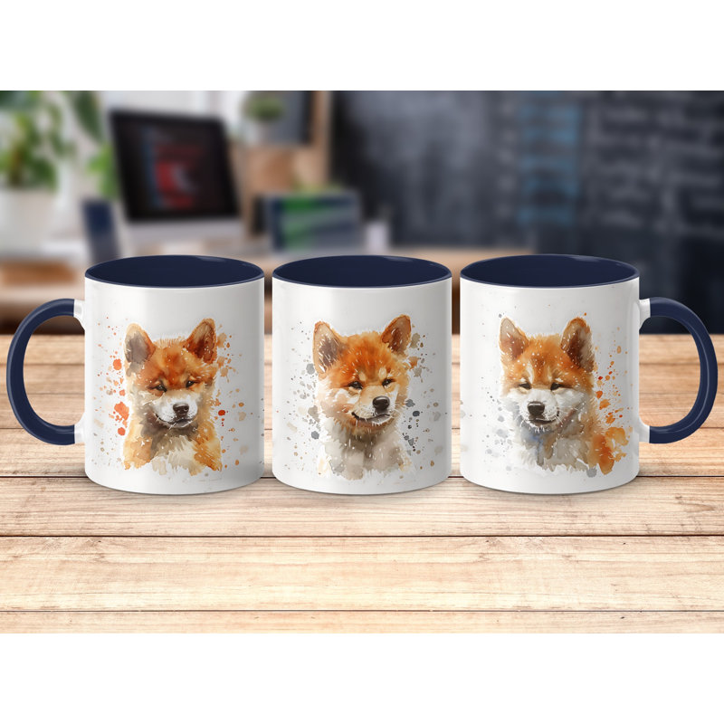 Ceramic Coffee Mug, Navy