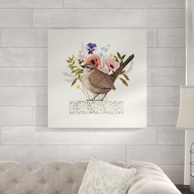 «Avian Collage I», peinture sur toile