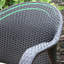 Canapé d'extérieur imperméable tissé en rotin