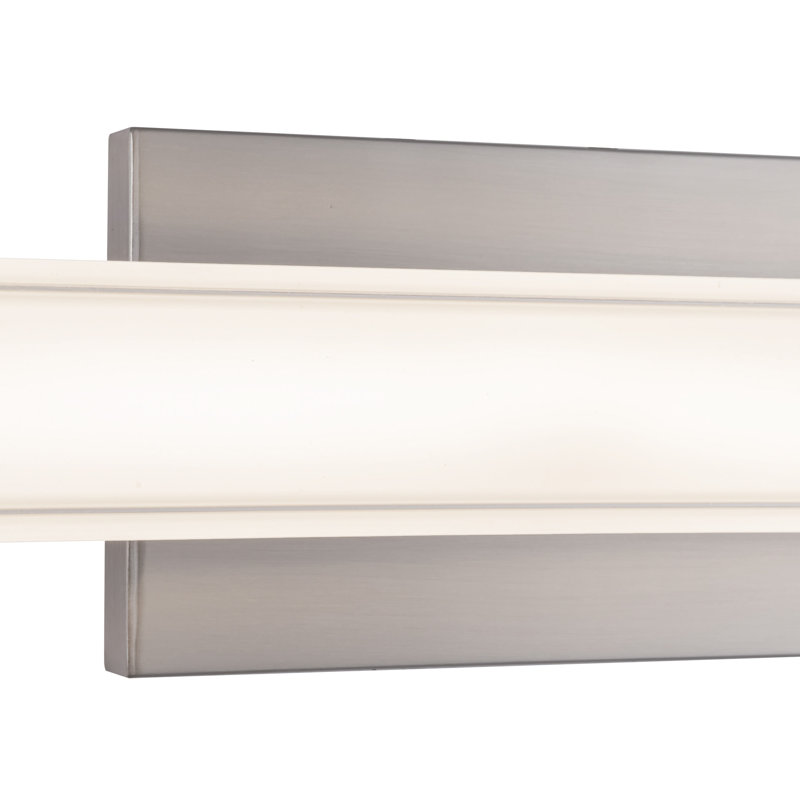 Garland 36-in Black dimmable LED Wall Sconce, Nickel