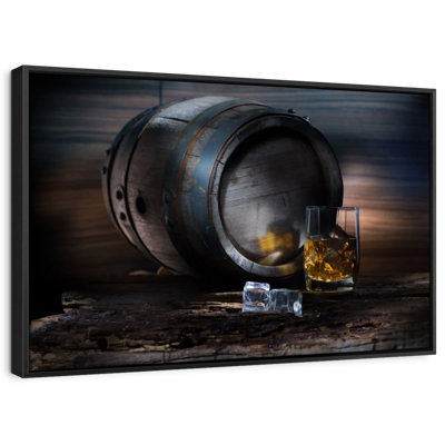Aliments et boissons «Whiskey Barrel Canvas Print»