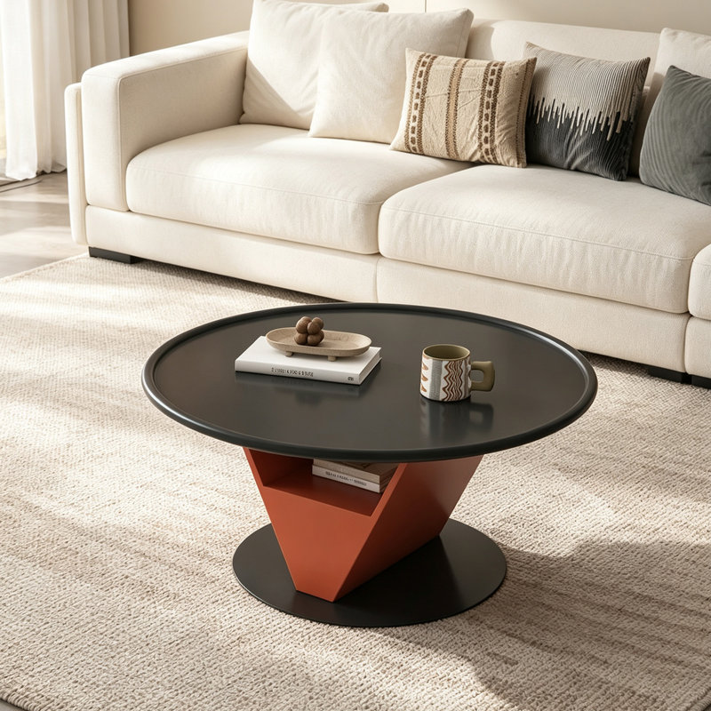 Table basse ronde Modern Creativity Art