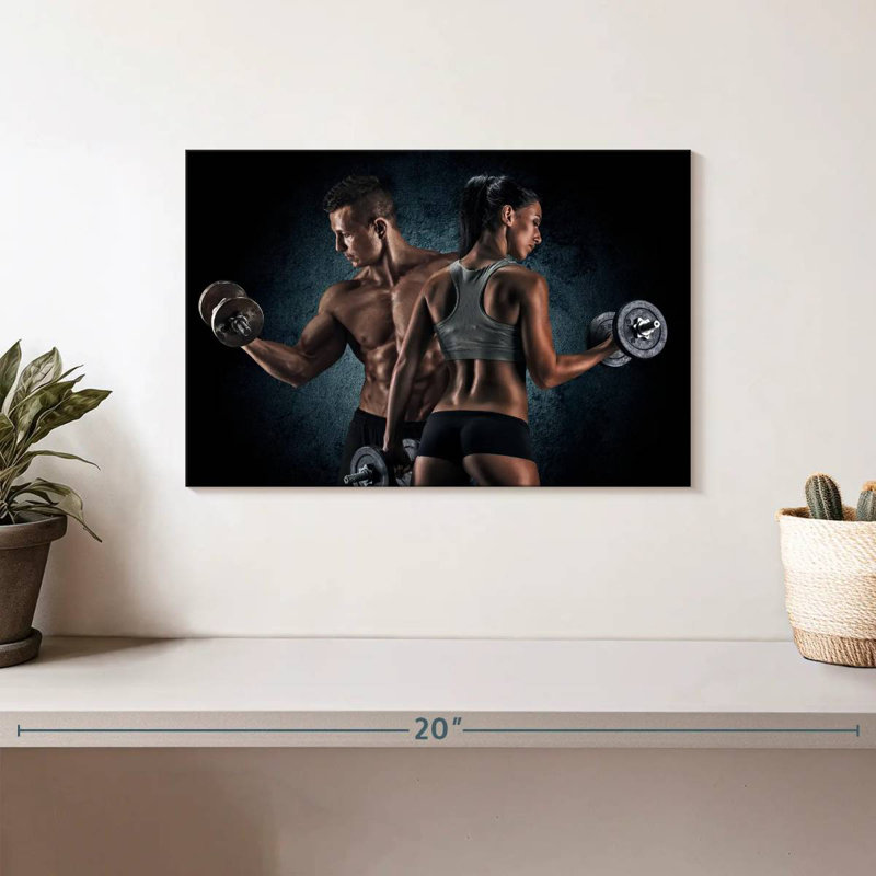 Senne Gym Couple, H 8 po x l 12 po