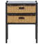 Table d'appoint 2 tiroirs Assanti-1980109445