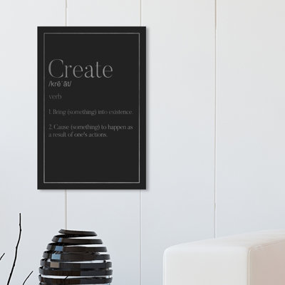 " Create Typography Silver "