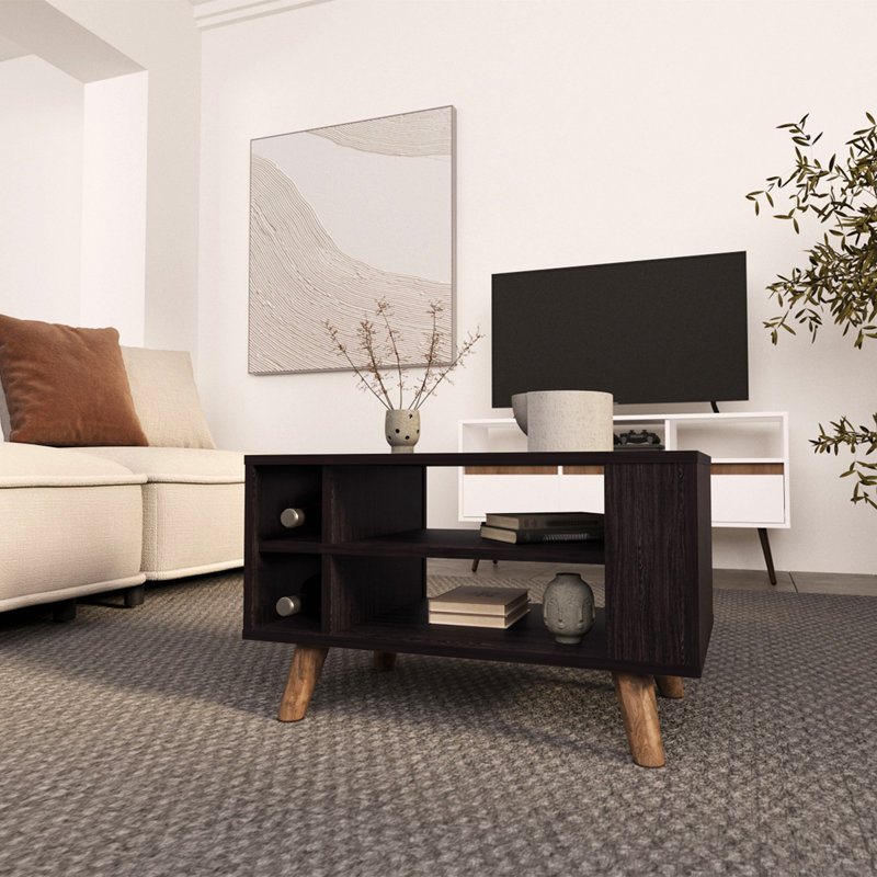 Table basse avec rangement ouvert