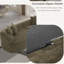 Canapé modulaire incurvé chenille 3 places Chenille-1693593257