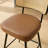Swivel Upholstered Counter Stools With Rattan Back-970377912-970377917