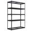 Étagère à 5 niveaux pour l'organisation de garage - Étagère industrielle robuste en fil métallique, supports de rangement en métal de 2 500 lb, tablette multifonctionnelle pour le garage, le bureau, la cuisine - 48 x 18 x 72 po