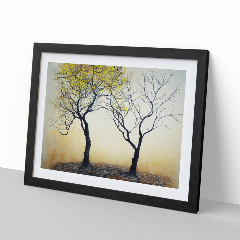 Unforgettable Trees - Framed Print, Black Framed, 46cm H x 64cm W x 2cm D