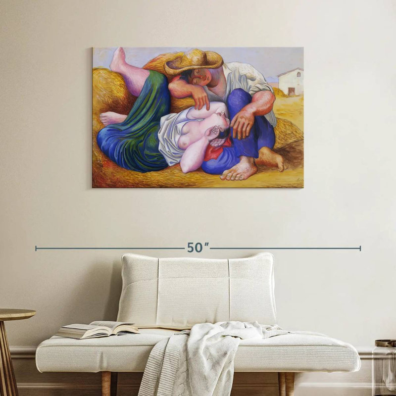 Sleeping Peasants, 26" H x 39" W