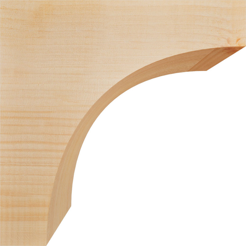 Huntington Corbel, H 12 po x l 5,5 po x P 12 po, Sapin de Douglas, Lisse