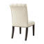 Chaise d'appoint capitonnée Jackye avec garniture cloutée-888591512-888591513