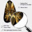 «Glamourous Lily On Black I», art mural asymétrique en forme de lis floral-109622717