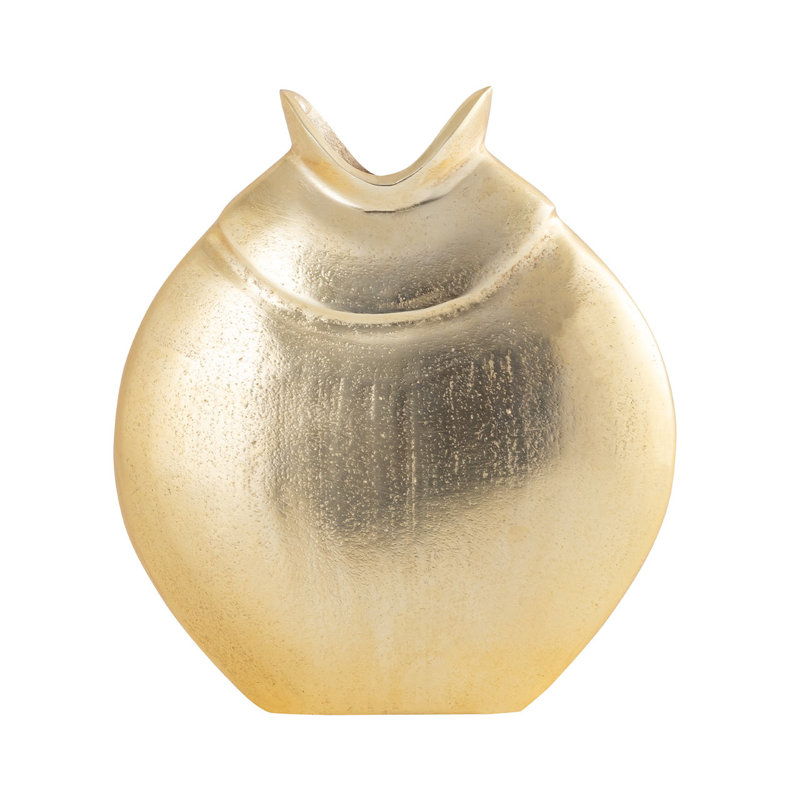 Abiela Metal Table Vase, 24.5cm H x 22cm W x 5.7cm D