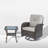 Esquer Outdoor Swivel Lounge Wicker Chairs with Cushions-358260063