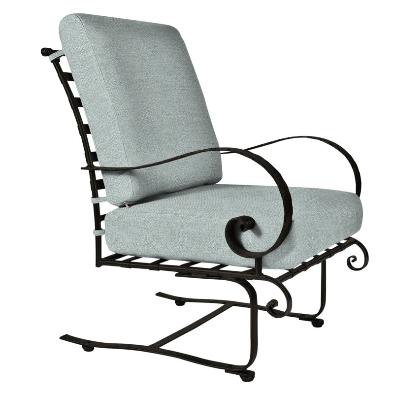 Classico Outdoor Lounge Chair, Carbon Black, Sahara Cafe