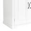 Grande armoire blanche pour accessoires de salle de bain et rangement avec tiroir à options diverses-579575020