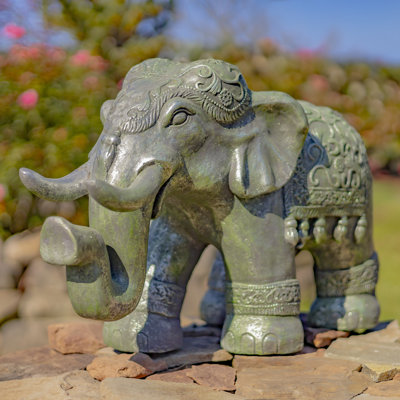 Aliyyah Elephant Concrete Garden Statue