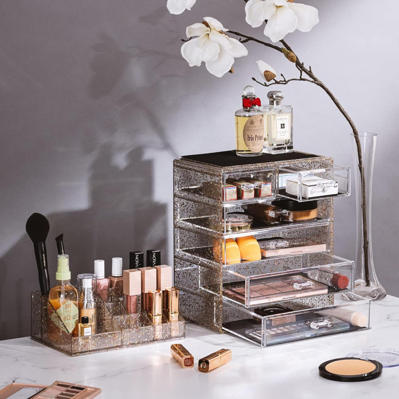 Organisateur de maquillage en plastique Kerin