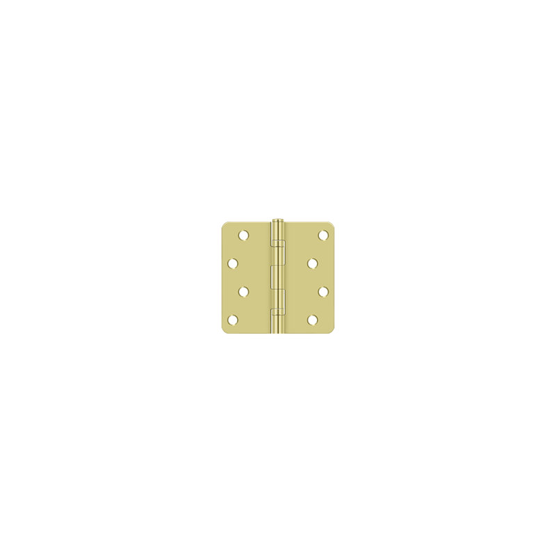 Steel Hinge, Polished Brass